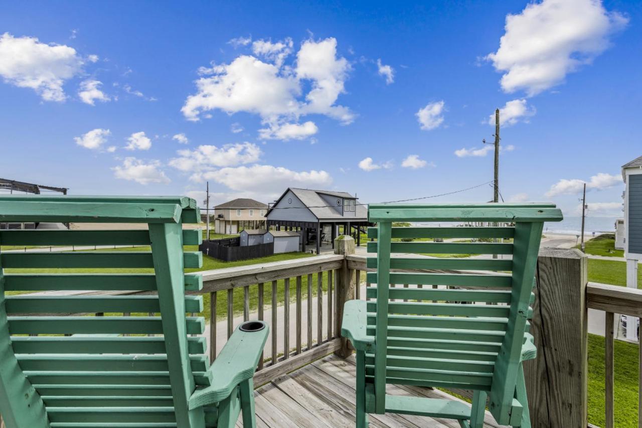 Seas The Day! 4Br Retreat, Hot Tub, Game Room, Firepit & Gulf Views Port Bolivar Exterior photo