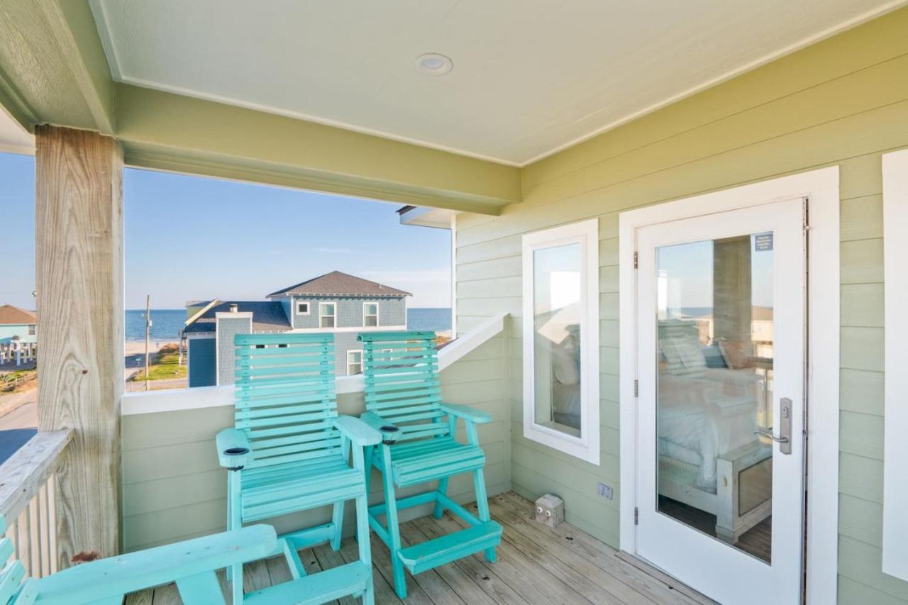 Seas The Day! 4Br Retreat, Hot Tub, Game Room, Firepit & Gulf Views Port Bolivar Exterior photo