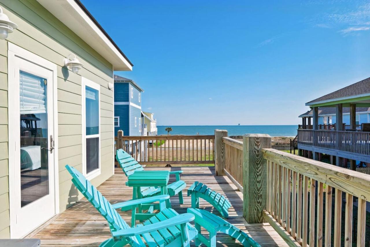 Seas The Day! 4Br Retreat, Hot Tub, Game Room, Firepit & Gulf Views Port Bolivar Exterior photo